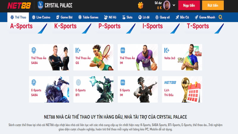 Thể thao cá cược đa dạng